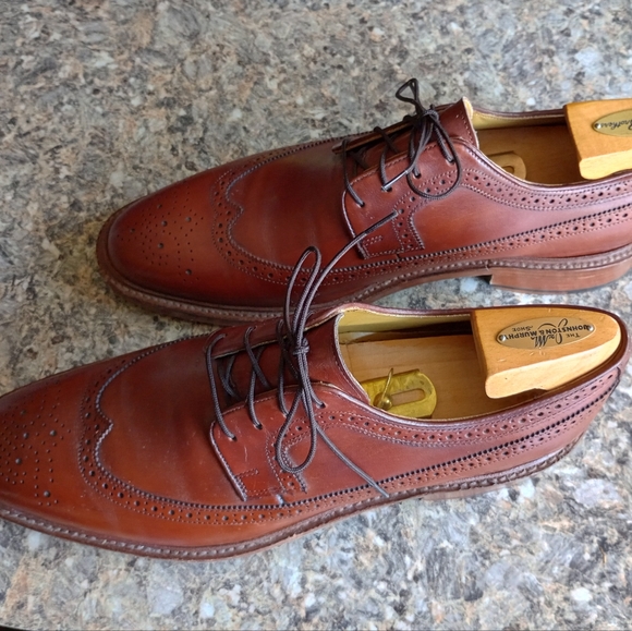 Johnston &Murphy Chestnut Brown Like New Wingtips Lace up Size 10M main image 7